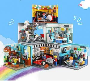 marketavi hot  Xingbao Building Blocks Future Dreamer Mini Model Figure Toys Gift Kids DIY 6PCS